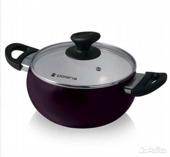 Кастрюля + крышка Polaris 3,3л, новая