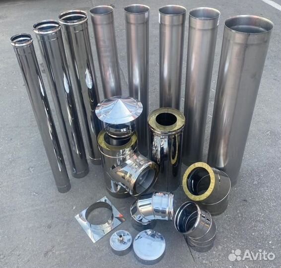 Трубы для дымохода нержавейка сендвич