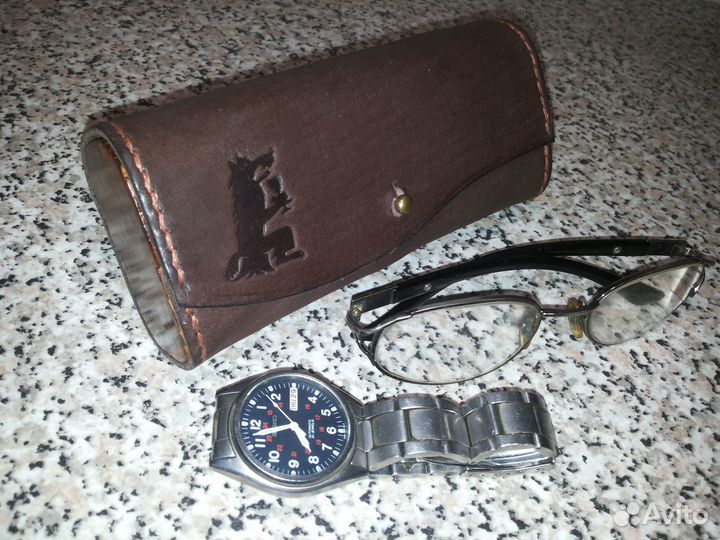 Футляр для очков из натуральной кожи