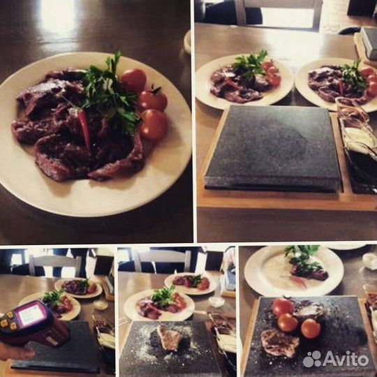 Вулканический камень для жарки мяса