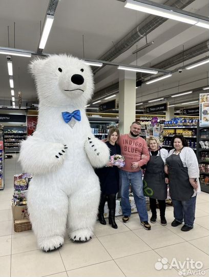 Белый Медведь, Поздравление, Аниматоры