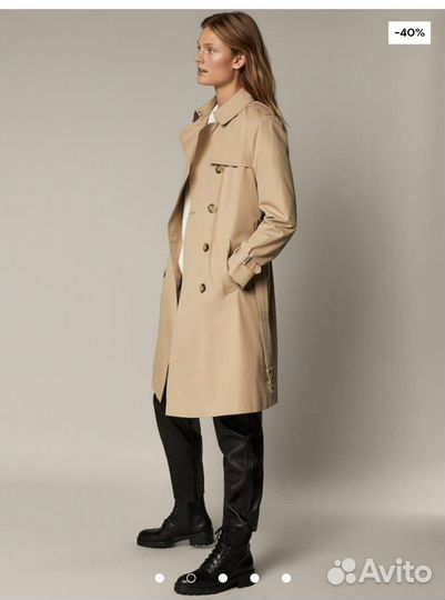 Тренч massimo dutti