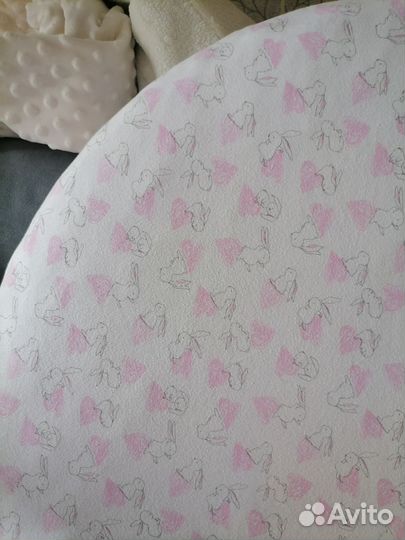 Простынь на резинке в детскую кровать