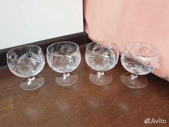 Советские фужеры, бокалы, рюмки, стопки, стаканы