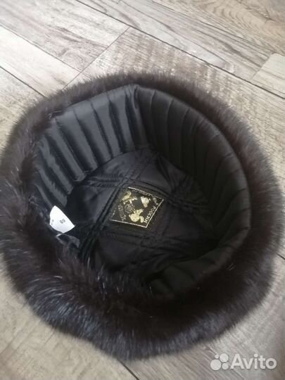Норковая шапка мужская