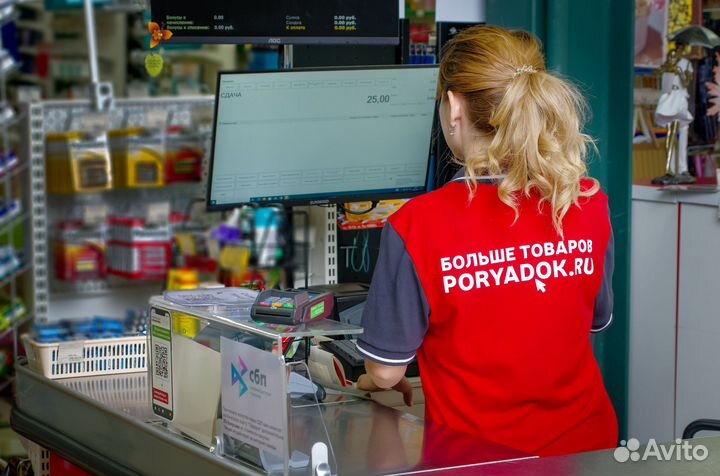 Кассир в магазин Порядок (ТЦ Галактика )