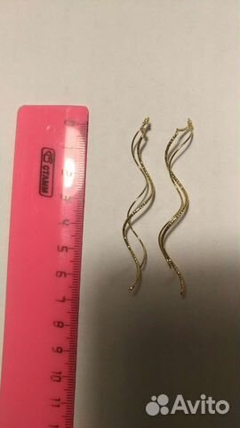 Серьги бижутерия новые