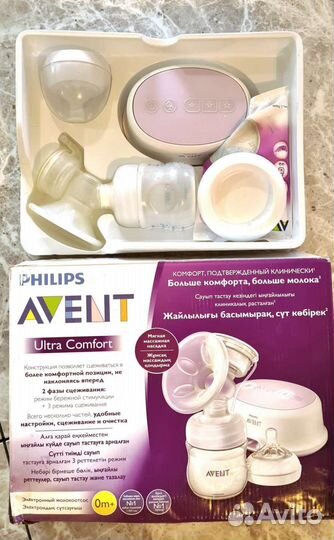 Молокоотсос avent электрический