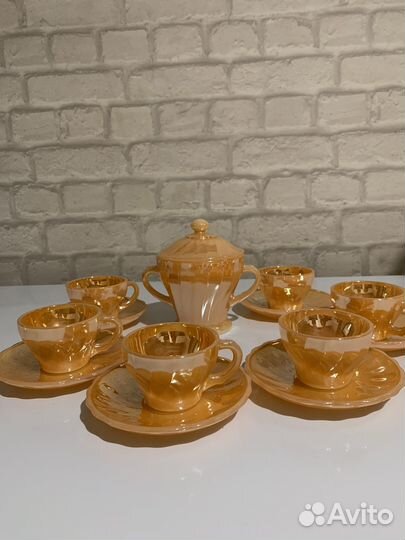 Сервиз кофейный Америка винтаж 70х