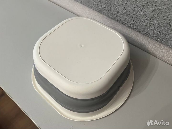 Складная новая миска тарелка силиконовая салатник