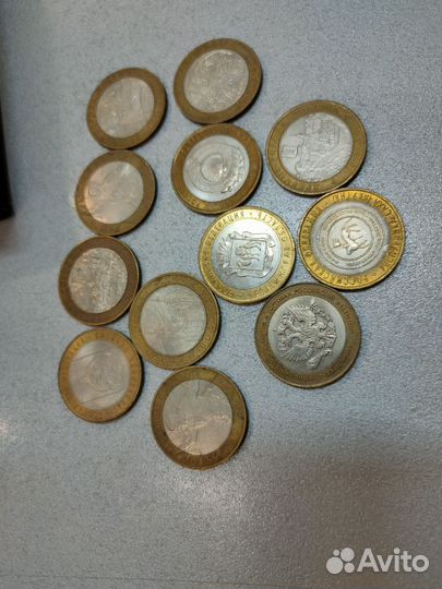 Юбилейные монеты 10,5,2,1 рубль/лей