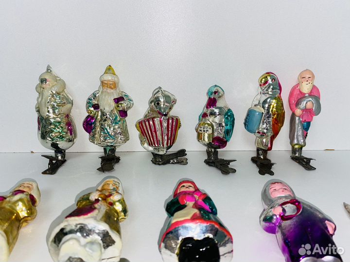 Елочные игрушки СССР на прищепке