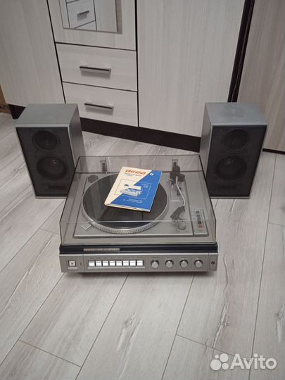 Проигрыватель винила Вега-109-Стерео. (Новый.)