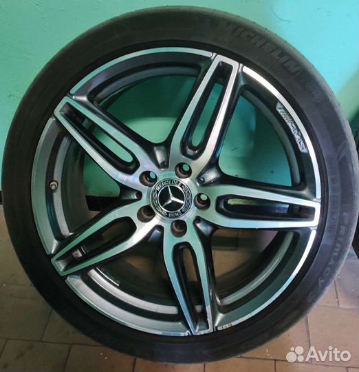 Колеса на mercedes r19 amg разноширокие