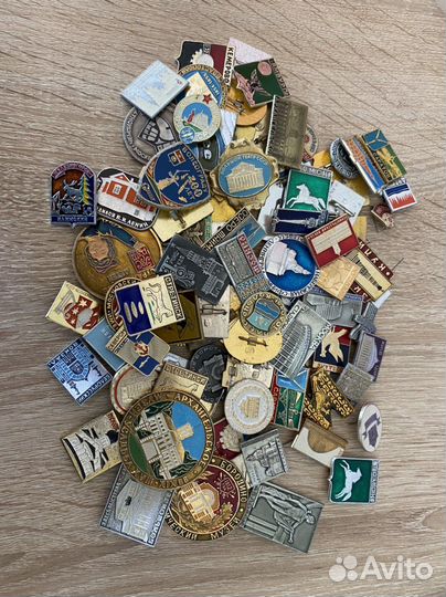 Значки СССР 100 шт