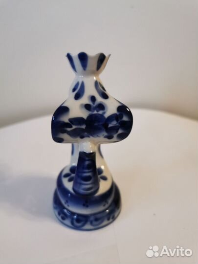 Фигурка змеи гжель