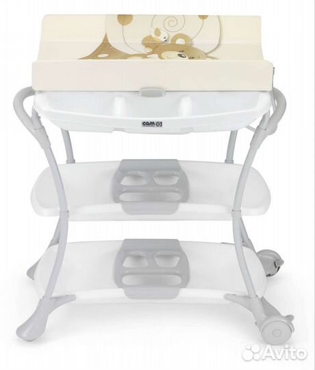 Пеленальный столик с ванночкой cam, ванночка