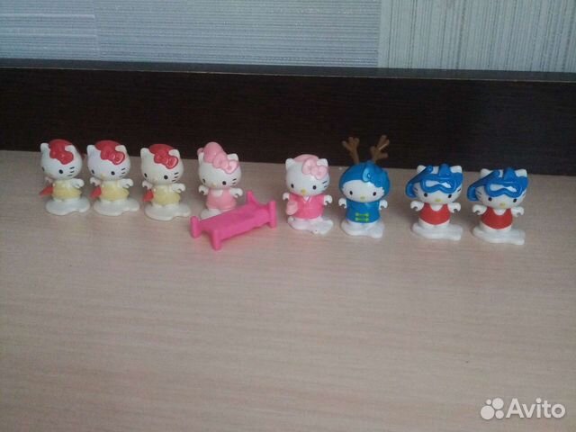 Игрушки из киндера Hello Kitty 2014