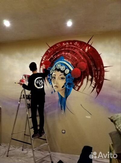 Роспись стен и мебели