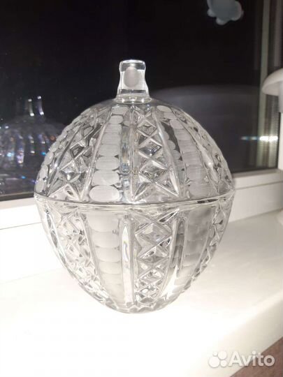 Вазочка хрустальная СССР новая