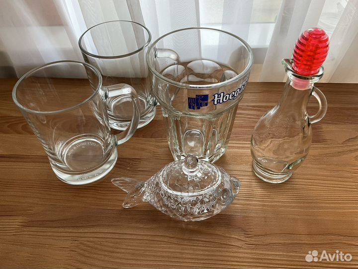 Пивные кружки, икорница