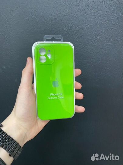 Чехол на айфон с защитой камеры iPhone 12/12Pro