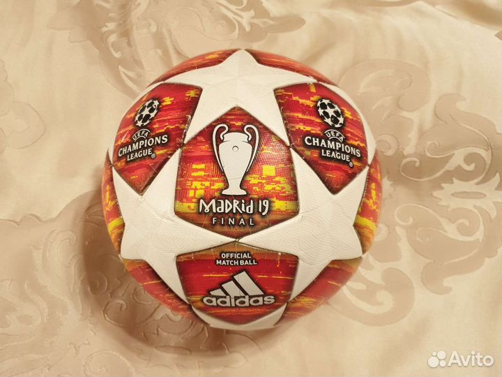 Мяч футбольный адидас лига чемпионов 2019