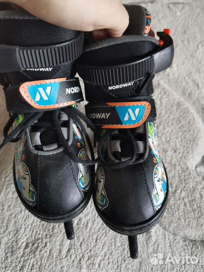 Коньки раздвижные 26-31 размер