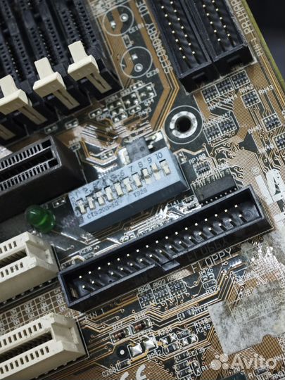 Материнская плата slot 1 + celeron