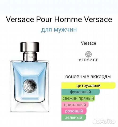 Духи мужские Versace Pour Homme тестер 100ml