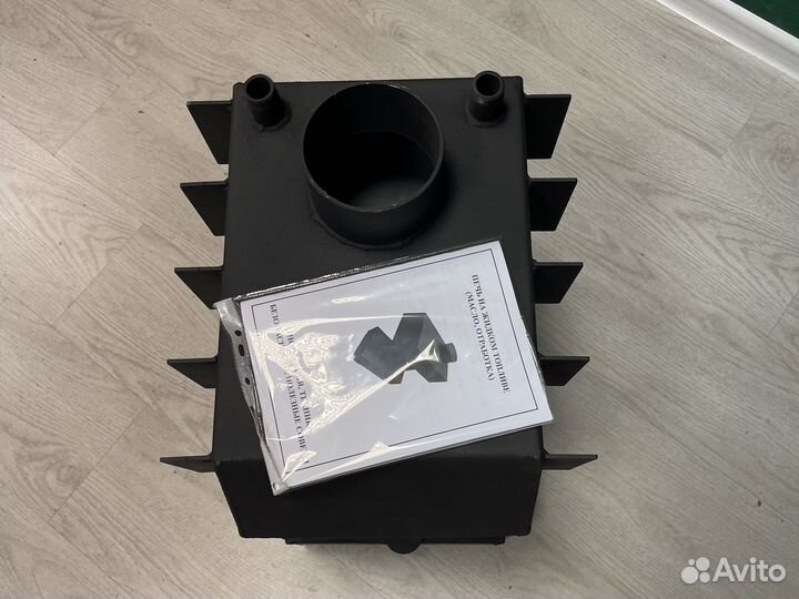 Печь на отработке с водяным контуром