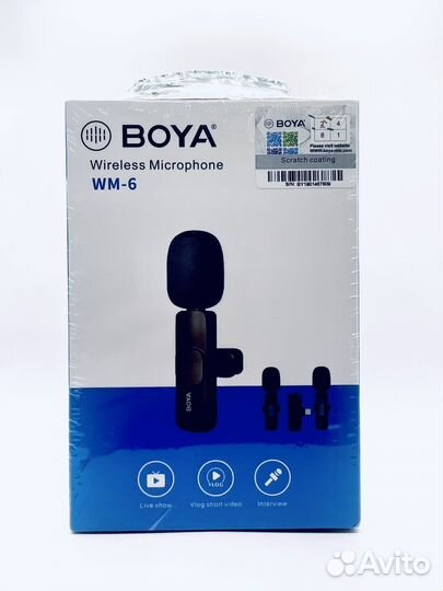 Петличный микрофон boya