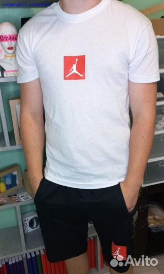 Спортивный костюм футболка + шорты (Арт.93840)