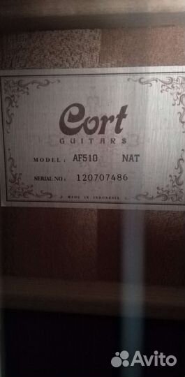 Акустическая гитара cort af510