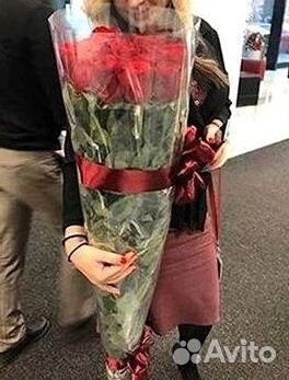 Высокие розы Букеты с доставкой