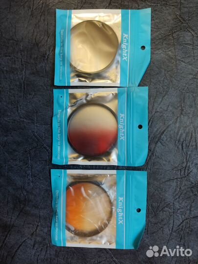 Градиентные фильтры на объектив 72 мм