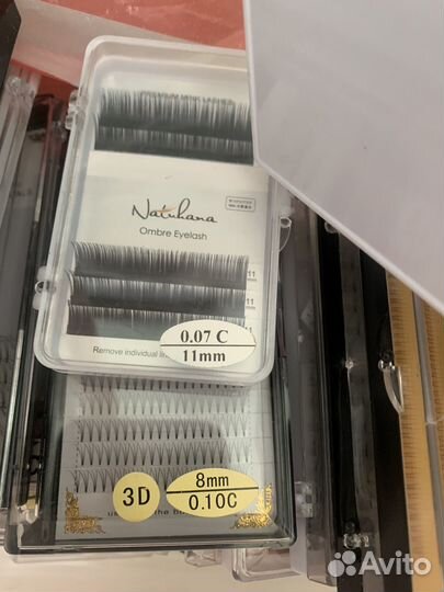 Ресницы для наращивания пучки