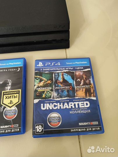 Sony playstation 4 PS4 pro 1tb с играми