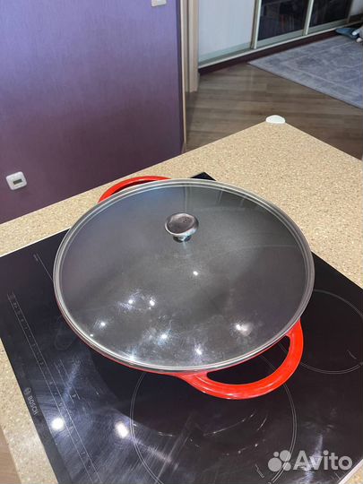 Чугунная сковорода вок