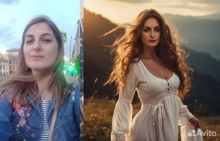 Фото в любом образе и месте нейросетью