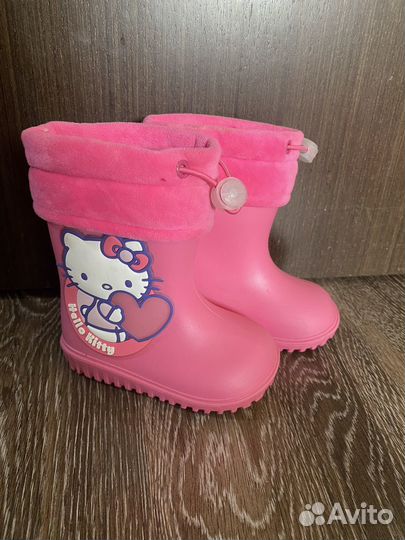 Сапоги резиновые утепленные детские