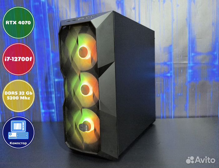 Игровая система i7-RTX4070-32DDR5-GUY302175649-B760