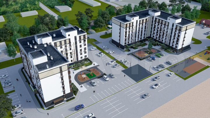 2-к. квартира, 66,9 м², 2/7 эт.