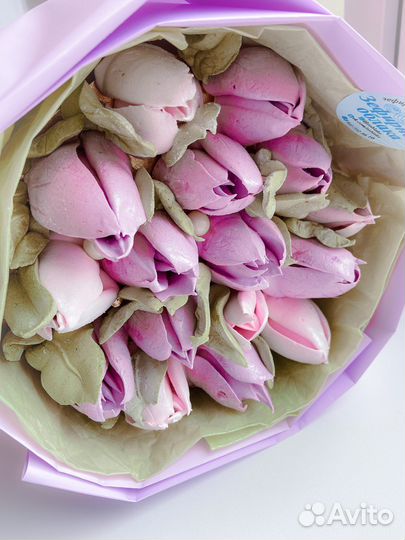 Зефирные тюльпаны