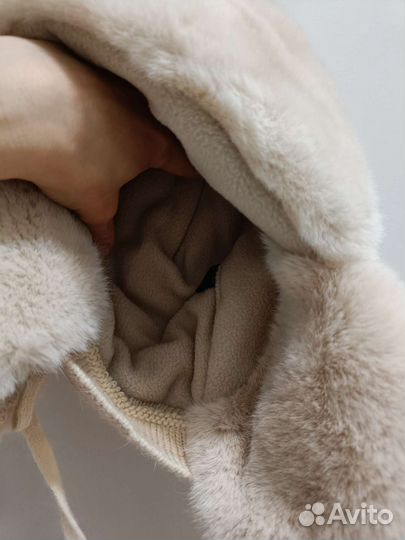 Шапка ушанка женская