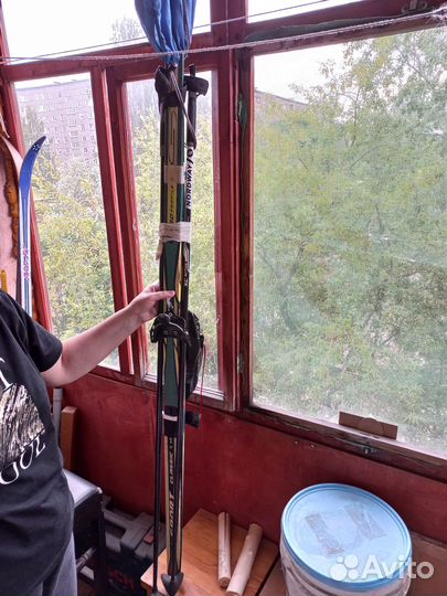 Лыжи беговые 3D profile + ботинки 38 размер