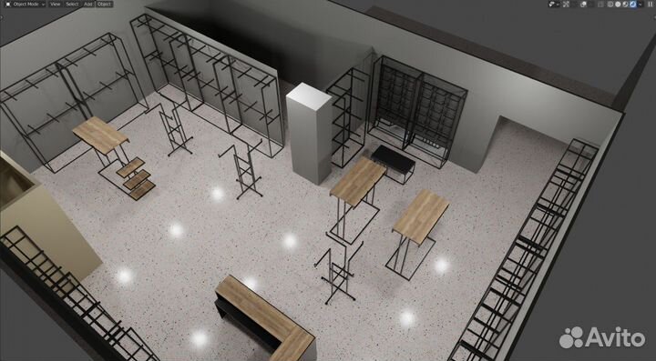 Торговое оборудование для магазина одежды