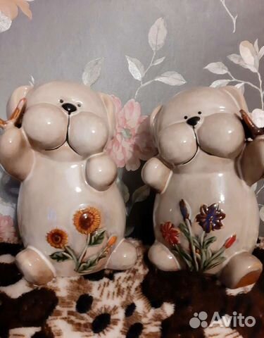 Сувенирные Собачки Керамика