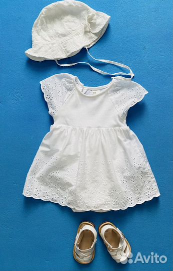 Платье детское H&M, размер 68 (4-6 месяцев)