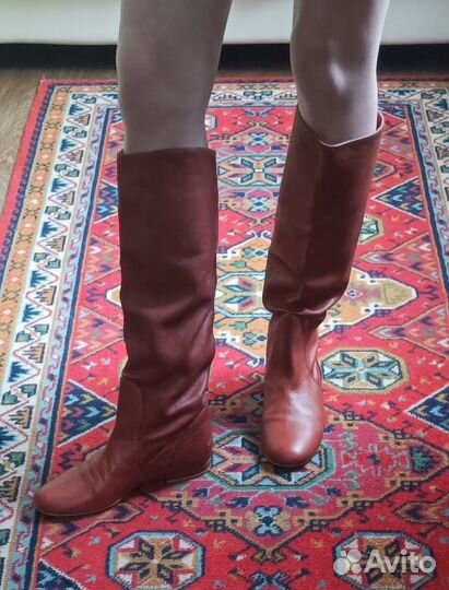 Сапоги женские 36 размер натуральная кожа